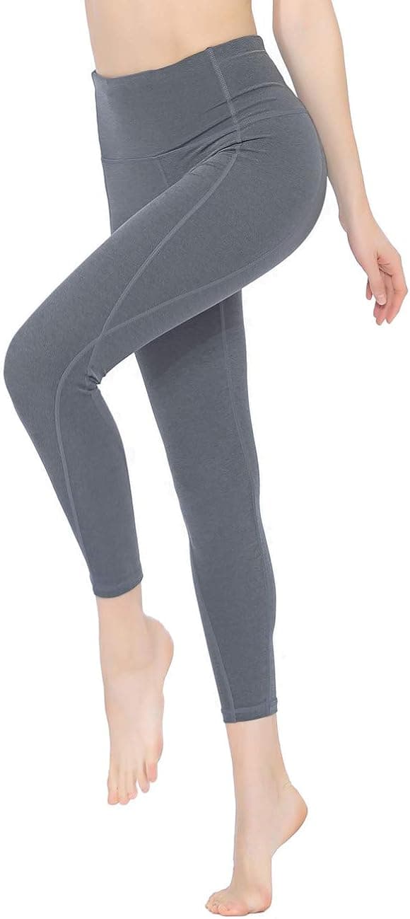 Rocorose Yoga Pants Butt Lifting Leggings Women with Pockets Elastic Pants High Waisted Women's Lined Leggings Stretch Pants