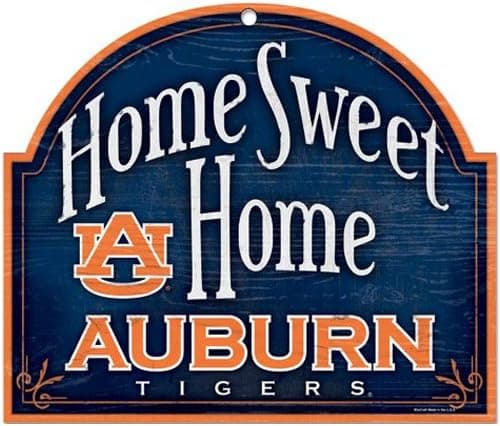 WinCraft NCAA Auburn University Wood Arched Sign 10" x 11", 10 x 11