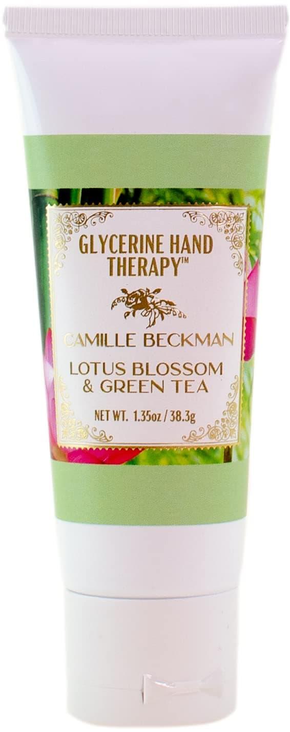 Camille Beckman Glycerine Hand Therapy Cream (Lotus Blossom & Green Tea, 1.35 Ounce)