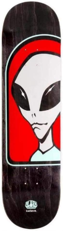 Alien Workshop Skateboard Deck Believe Full Blue 8.0"