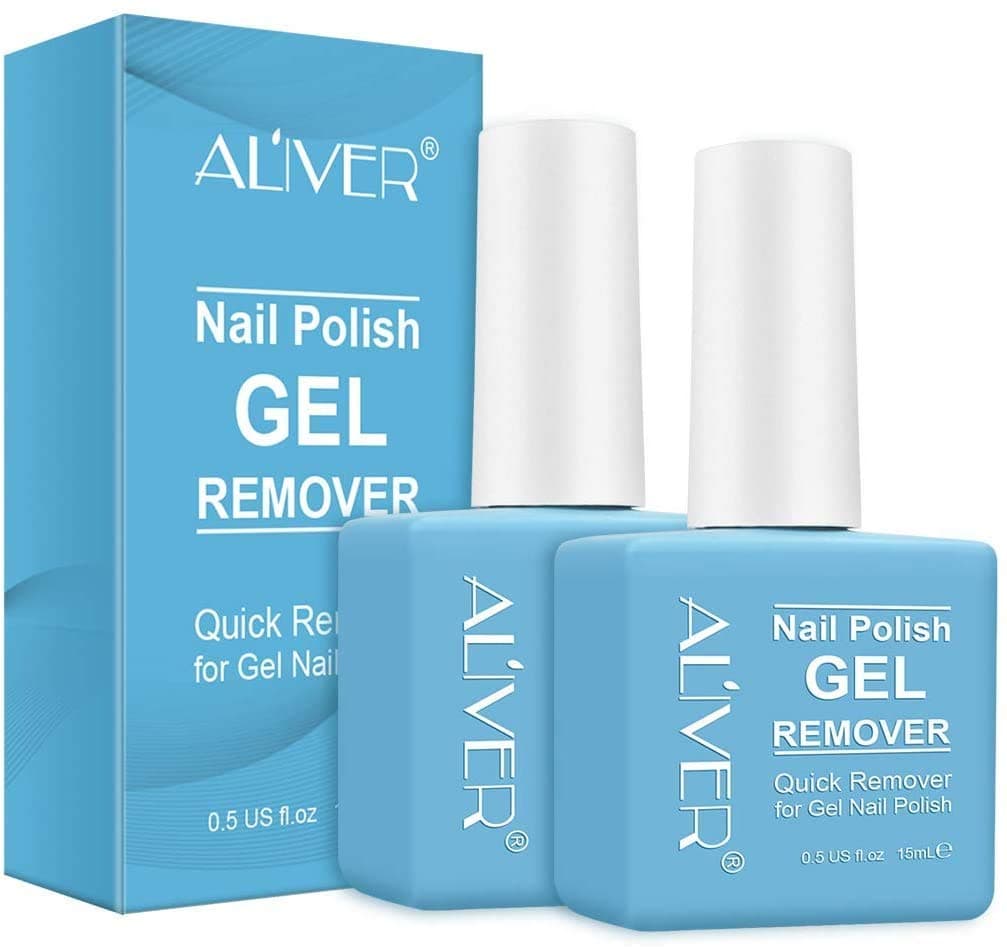 Nail Polish Remover,Gel Remover For Nails In 1-5 Minutes,Easily & Quickly Soak off Gel Polish No Need for Foil,Soaking or Wrapping 15ml (2Pack)
