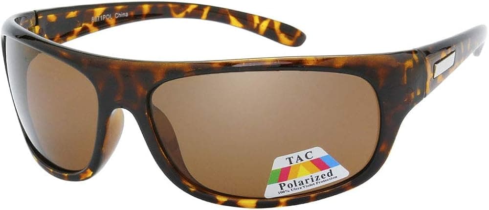 MLC EYEWEAR Polarized Wrap Around Shades Fashion Sunglasses