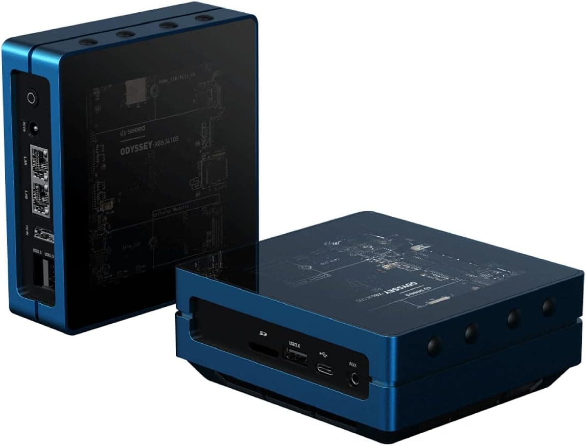 Seeed Studio re_Computer case Stackable Structure Removable Acrylic Cover Most Compatible Enclosure for Popular SBCs Including ODYSSEY-X86J4105, Raspberry Pi, BeagleBone, Jetson Nano.