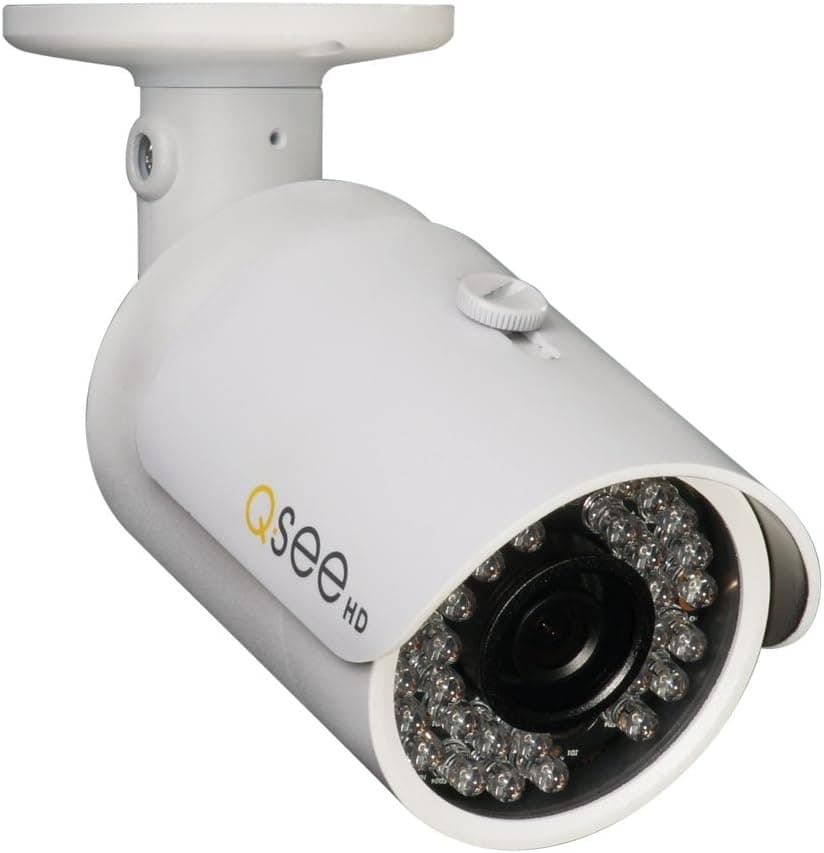 Q-See QCN7005B 720p High Definition Weatherproof IP Bullet Camera (White)