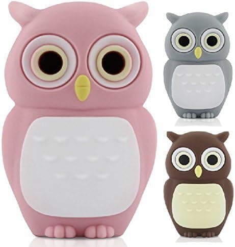 D-CLICK TM 4GB/8GB/16GB/32GB/64GB/Cool Shape USB High speed Flash Memory Stick Pen Drive Disk (16GB, Pink Owl)