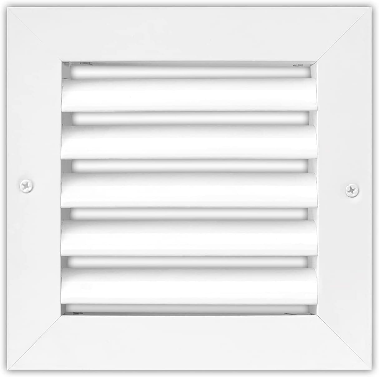 Air 360 Vent Cover Return Air Grille – 6 x 6 Inch Transfer Grille AC Vent Cover – Durable Rustproof Aluminum Design – Optimal Air Flow – Low Noise Wall Vent for Residential, Industrial Use