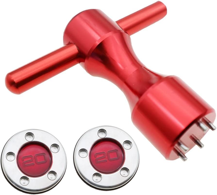 Ronsit 2 x 20g Custom Weights + Wrench for Titleist Scotty Cameron California Newport Putters Red