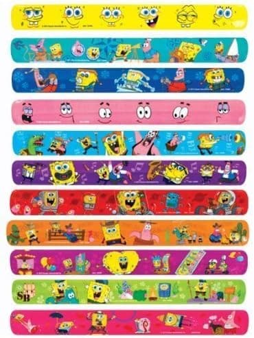 Spongebob Slap Bracelet Lot of 20