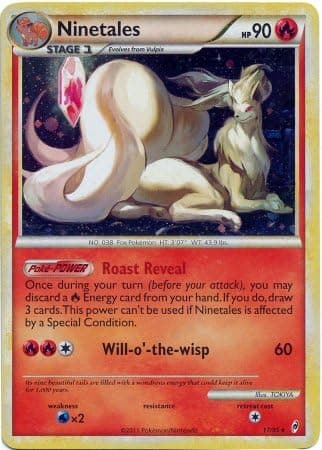 Pokemon - Ninetales (17/95) - Call of Legends - Holo