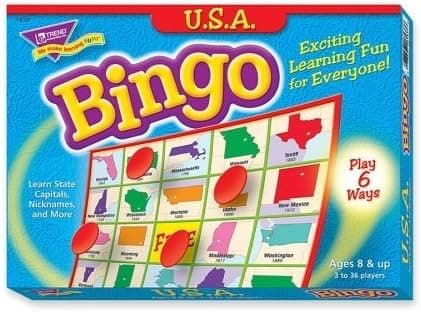 Trend U. S. A. Bingo Game