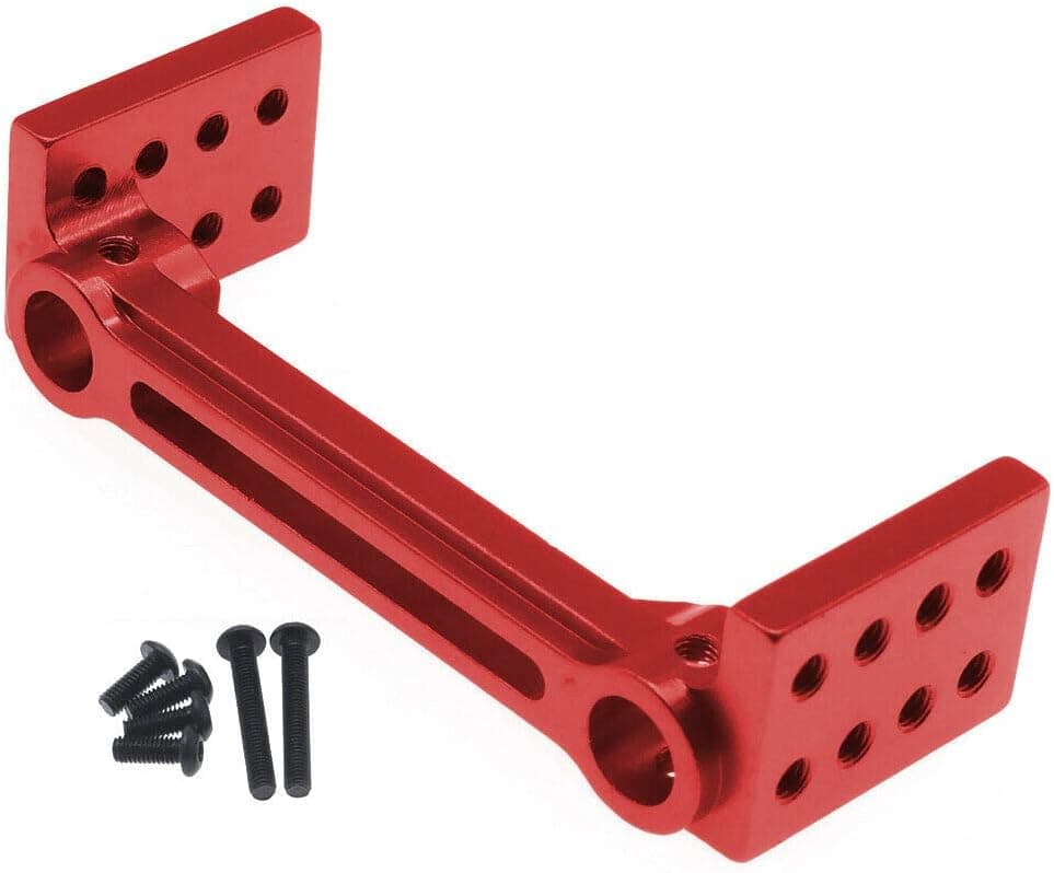Alloy Bumper Mount Body Mount 138003 for RC Hobby Car RedCat 1/10 Everest Gen7 Pro/Sport(Red)