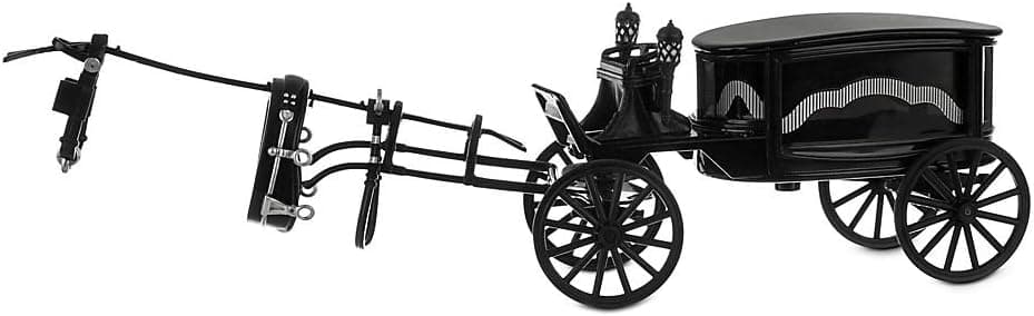 Disney Haunted Mansion Die Cast Black Hearse Vehicle - Walt World