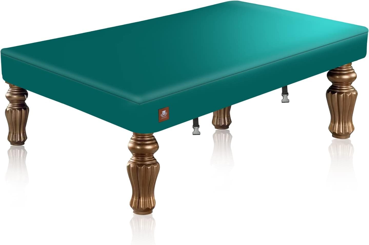 ClawsCover 7FT Heavy Duty Leatherette Billiard Pool Table Cover with a Soft Cotton Lining,Waterproof Scratch-Free Dustproof UV Protection Outdoor Indoor Snooker Table Protector,2 Buckle Straps