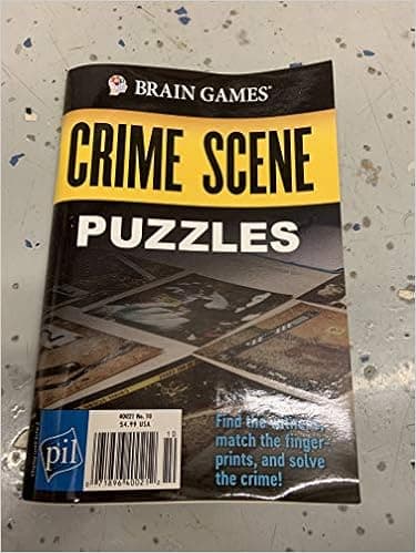 Brain Games Crime Scene Magazine (10) Puzzles 2020