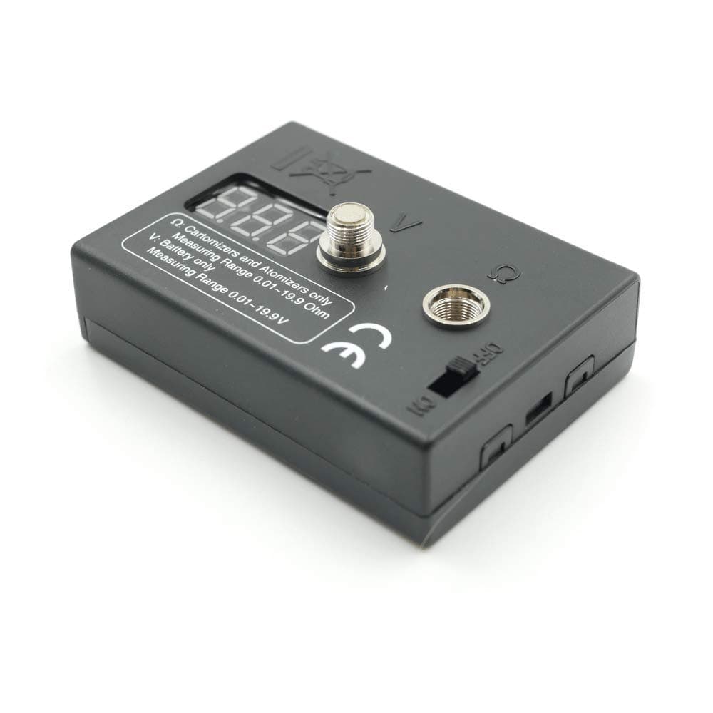 Kong Digital Multi-Function TestTools Atomizer Resistance Ohm and Volt Meter for Measuring Resistance and Voltage of Rebuilder Atomizers and Other Hardware.