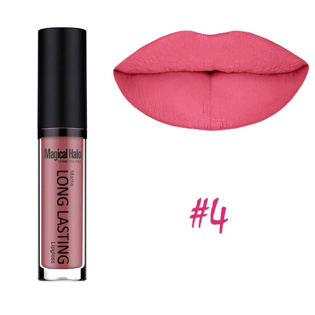 Matte Lipstick Lipgloss Womens Colorful Long Lasting Makeup Lip Gloss