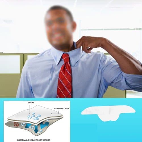 10 x Disposable Neck Collar Sweat Pads