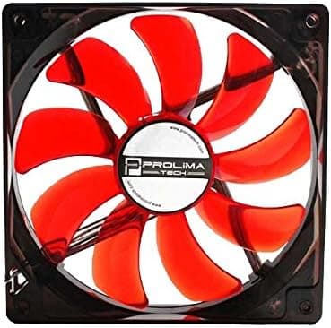 Prolimatech Red Vortex 14 LED - High Airflow and Low Noise Fan (140mm)