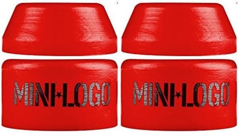 Mini-Logo Skateboard Bushings for 2 Trucks Hard Red 100a