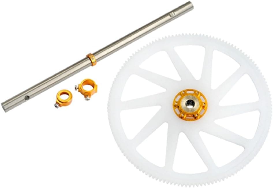 Microheli Titanium Main Shaft/CNC Delrin Main Gear/Auto-Rotation Hub Set (G) - Blade 230 S