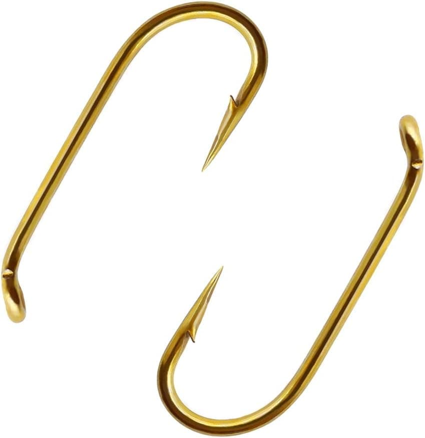 XFISHMAN Fly Hooks for Fly Tying Dry Wet Nymph Flies Curved Fishing Hooks Assortment Standard Length Turned Down Eye Pack of 100-240