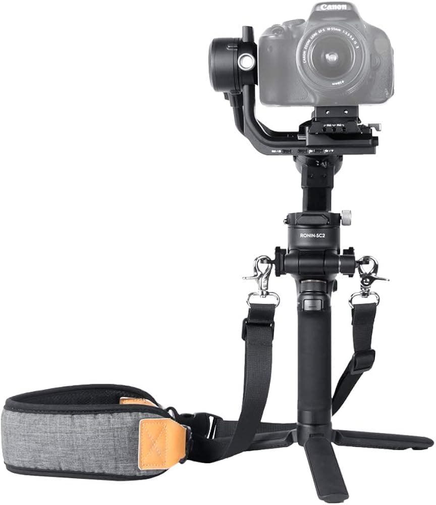 Hooshion Adjustable Shoulder Strap Neck Strap Lanyard Universal for RSC 2/RS 2/Ronin S/Ronin SC Handheld Gimbal Camera Stabilizer