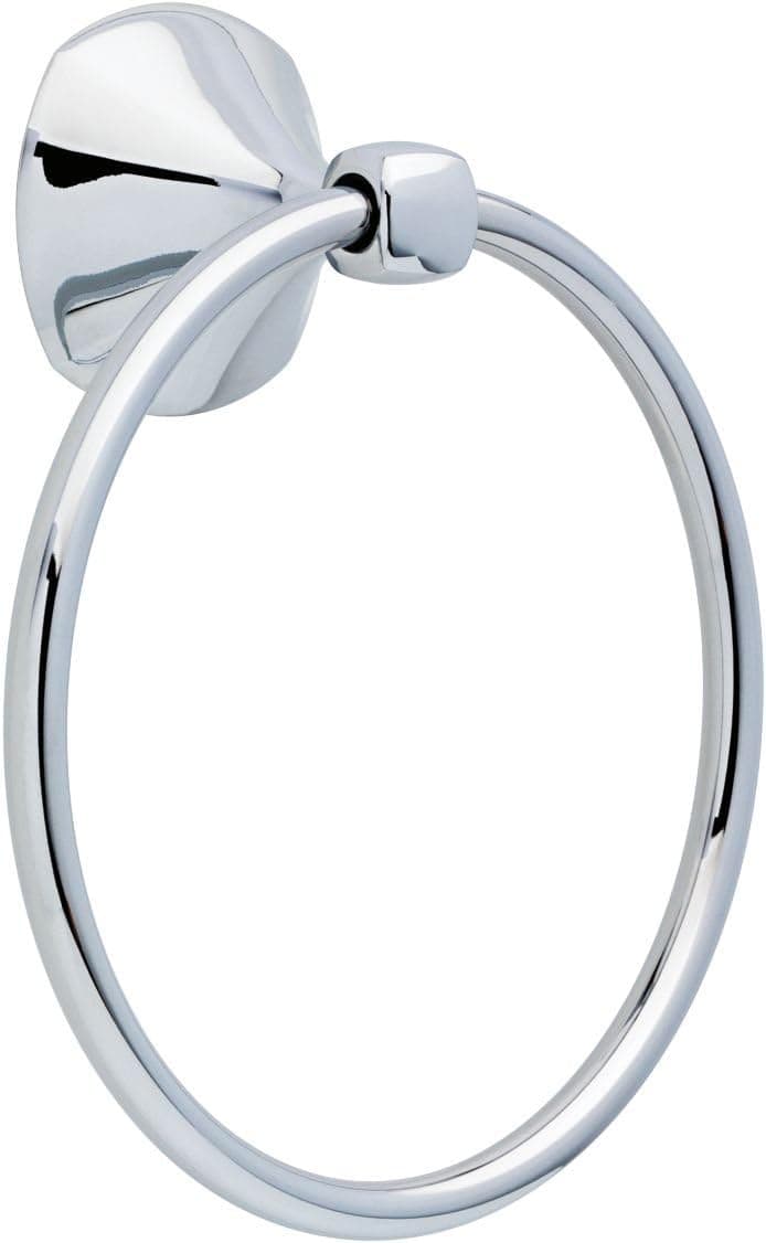 Delta Faucet KAY46-PC Kaya Towel Ring, Polished Chrome