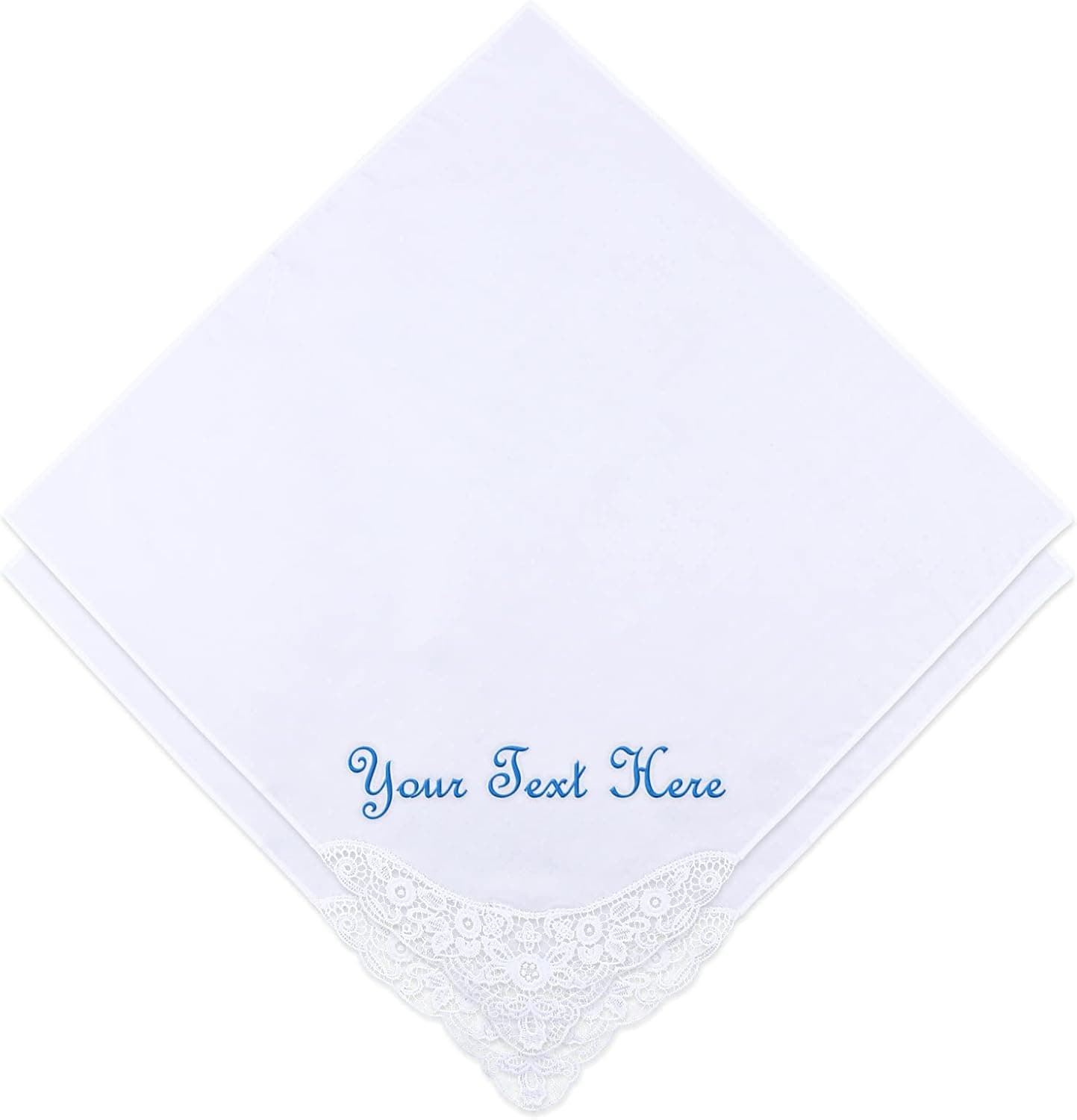 Personalized Wedding Gift Embroidered Handkerchief,Sinseike Custom Embroidered Wedding Day Bride Gift