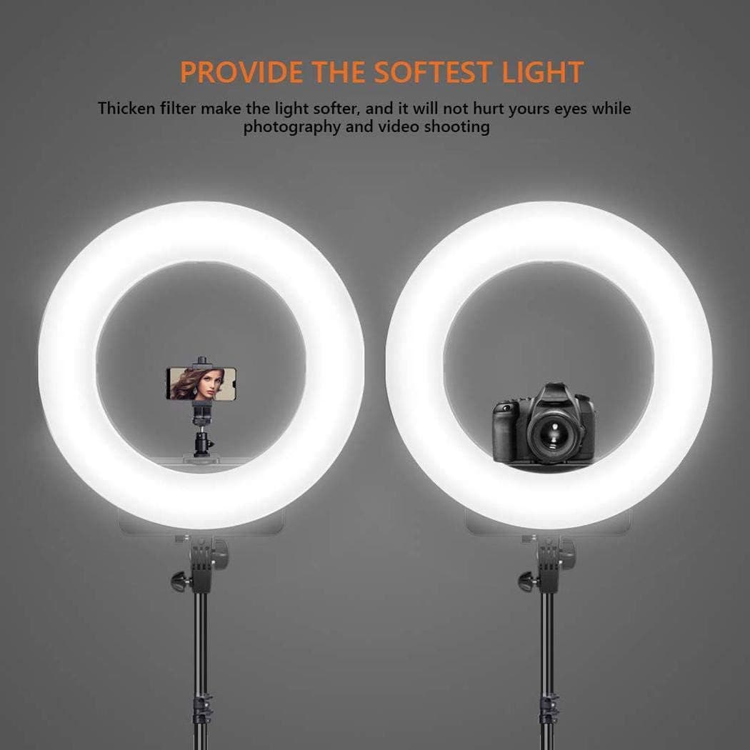 Mositto Ring Light with Remote for Live Stream/TikTok/YouTube Video/Makeup LED Light (1 x Ring Light)