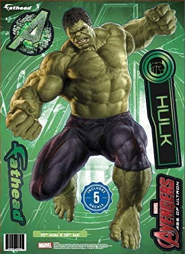 FATHEAD Hulk Teammate, 10 x 18-inches