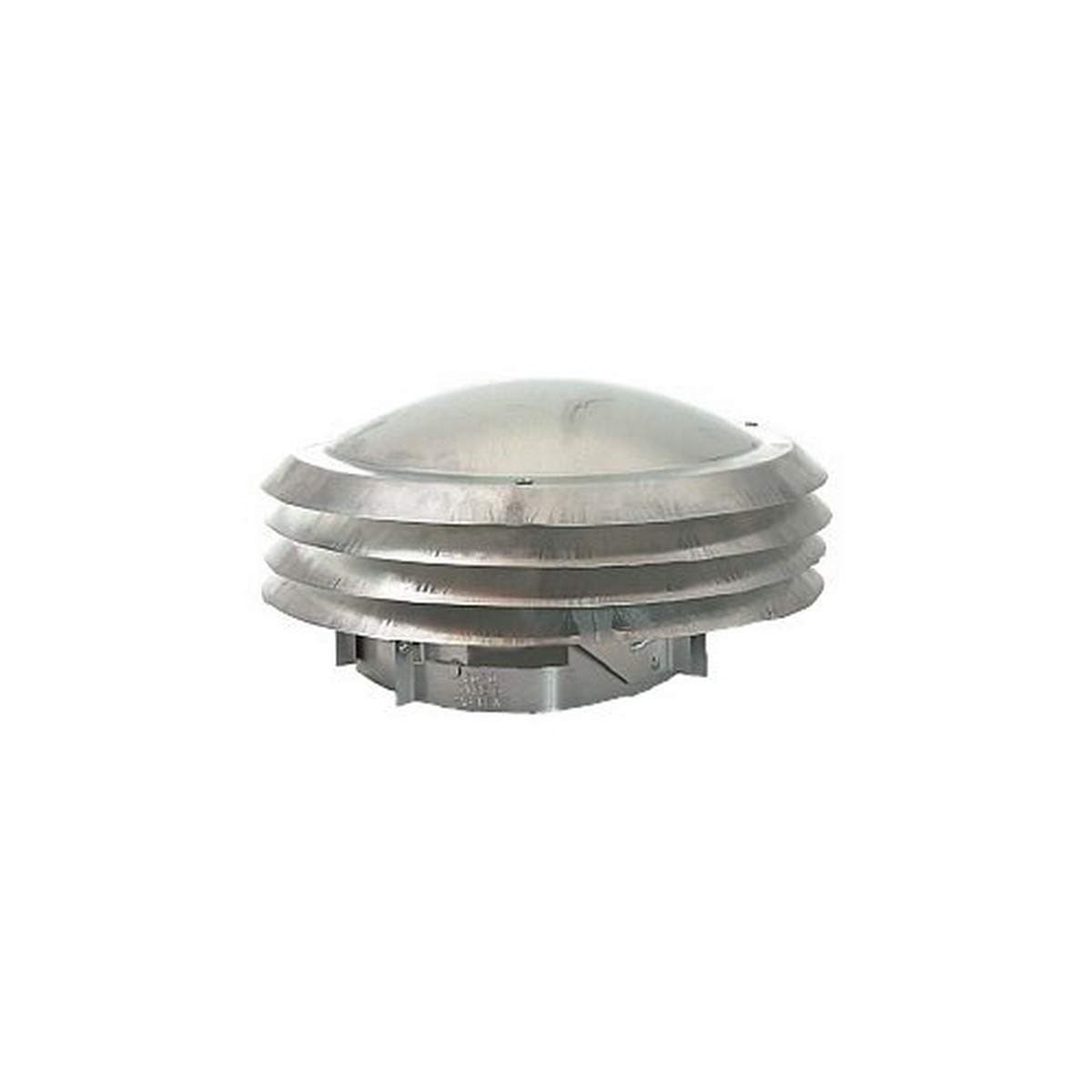 DiversiTech 6-1200 Versa Cap, 11-7/8" x 14-1/2" Pipe OD, Chrome