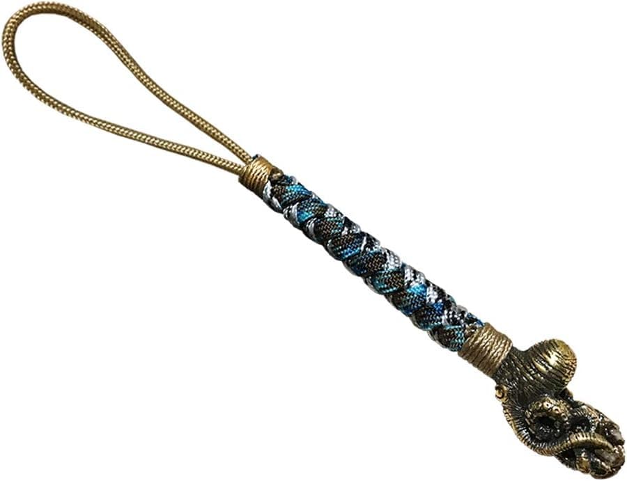 OMIWOUT Paracord 550/275 Knife Lanyards with Fantastic Bronze Beads for Knife & Keychain