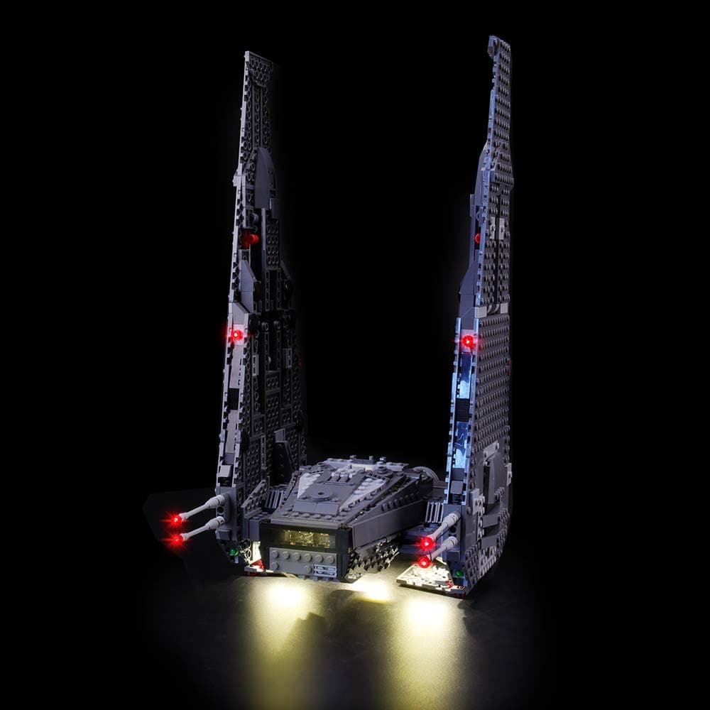 LIGHTAILING Light Set for (Kylo Ren's Command Shuttle) Building Blocks Model - Led Light kit Compatible with Lego 75104(NOT Included The Model)