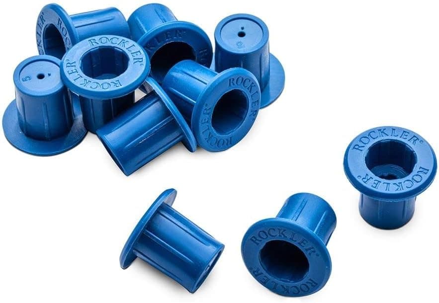 Router Bit Storage Inserts (10 Pack) - Holds 1/4” & 1/2” Shank Router Bits for Horizontal or Vertical Storage – Durable Molded Polyethylene Router Bit Storage Set – Neat, Clean Storage for Router Bits