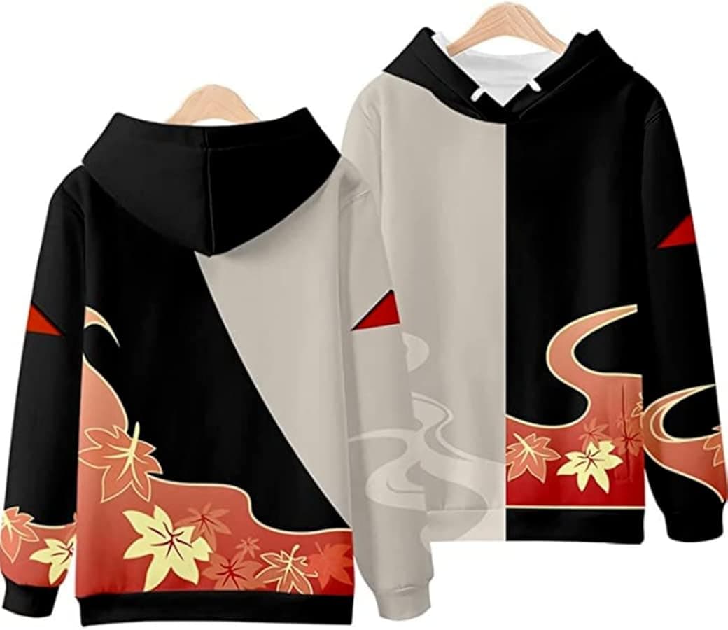 Genshin Impact Kaedehara Kazuha Cosplay Fashion Hoodie Sweatshirts 3D Winter Mode Damen Herren Pullover