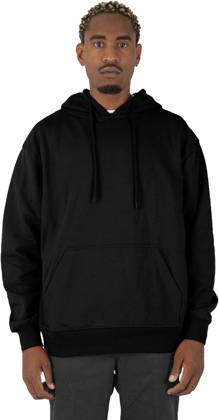 Shaka Wear Mens Men’s Hoodie Sweatshirt – Heavyweight Long Sleeve Fleece Soft Warm Casual Hooded Pullover Sweater Top