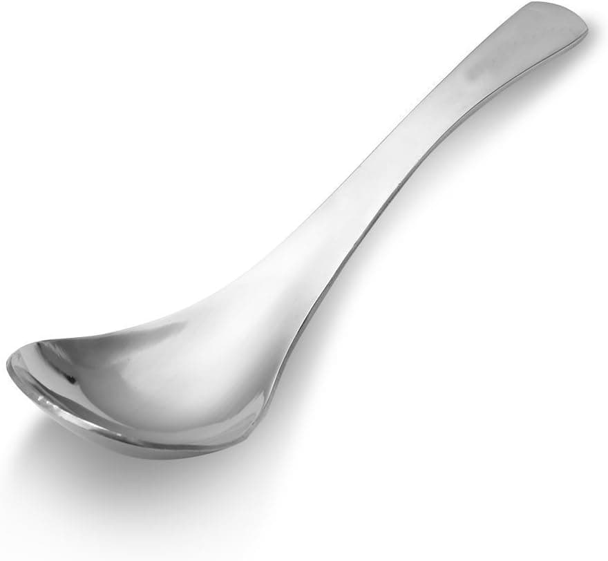 Coffee Spoon, Stainless Steel Short Handle Soup Spoon, Table Spoon,Set of 5