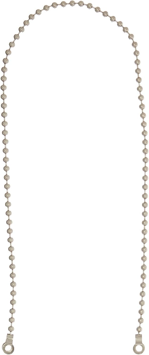 LDR Industries 5014101 Beaded Stopper Chain, 15", Chrome