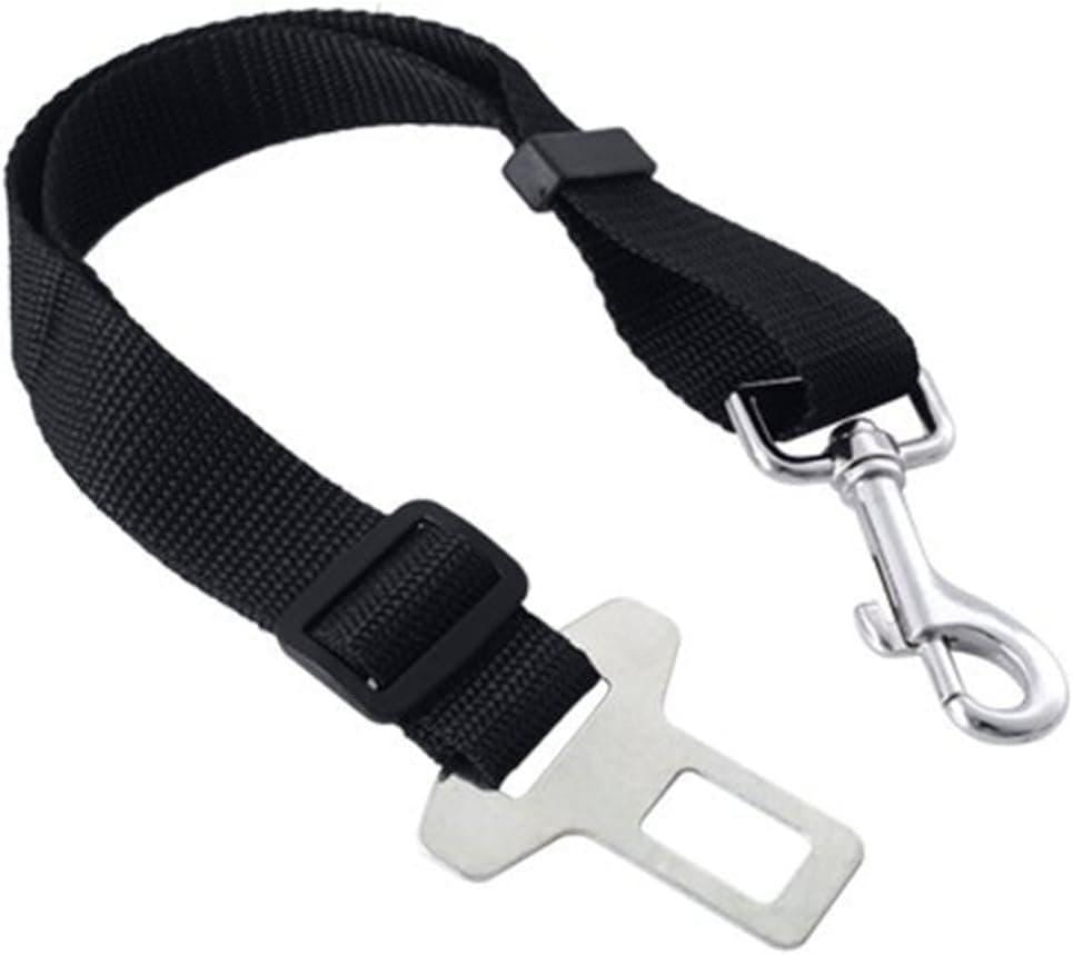JBtek Universal Dog Leash Auto Car Automobile Seatbelt Adapter Extender Adjustable Safety Seat Belt Restraint for Travel (Black)