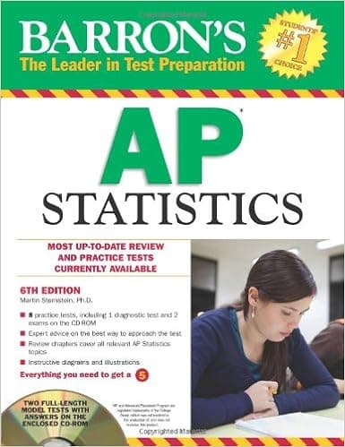Barron's AP Statistics (Barron's AP Statistics (W/CD))