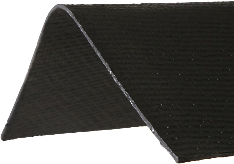 ONDURA 5256 Corrugated Asphalt Roof Ridge Cap, Black