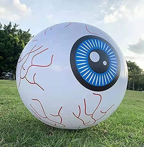 Halloween Inflatable Outdoor Eyeballs with LED,Blow Up Yard Decoration for Garden,Lawn,Party