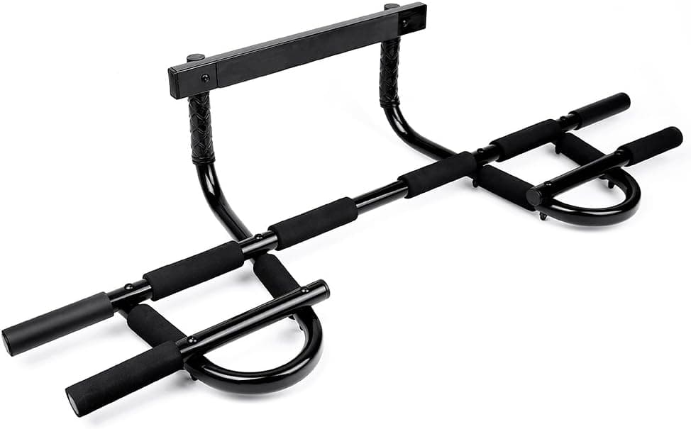 Sportneer Chin Up Bar Multi-Grip Pull Up Bar Doorway Trainer for Home Gym, Holds Up to 330 lb