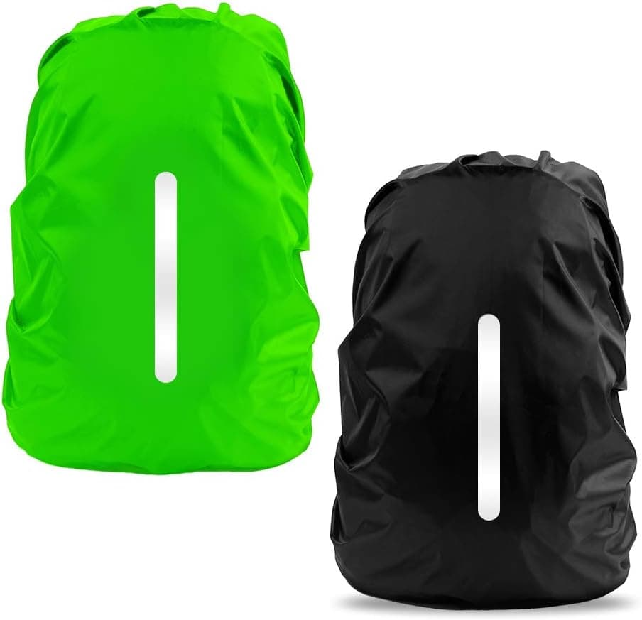LAMA 2 Pack Waterproof Rain Cover for Backpack, Reflective Rucksack Rain Cover for Anti-dust/Anti-Theft/Bicycling/Hiking/Camping/Traveling/Outdoor Activities