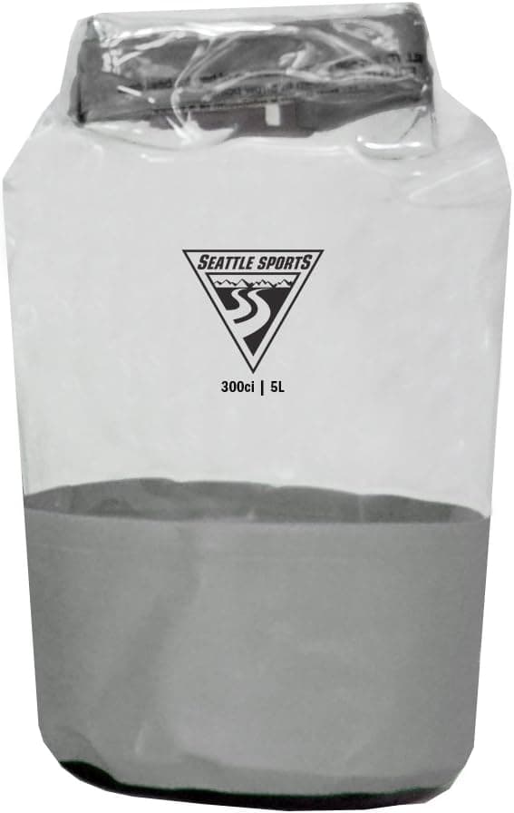 Seattle Sports Glacier Clear Heavy Duty Waterproof Dry Bag - USA Made