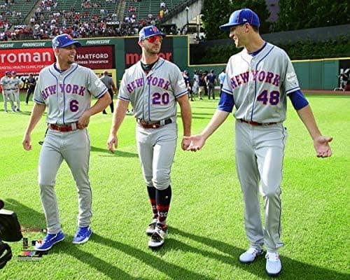 Jeff McNeil, Pete Alonso, Jacob deGrom New York Mets 2019 MLB All-Star Game Action Photo (Size: 8" x 10")