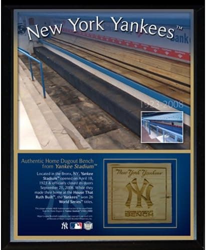 Steiner Sports MLB New York Yankees 8 x 10-inch Bench Plaque