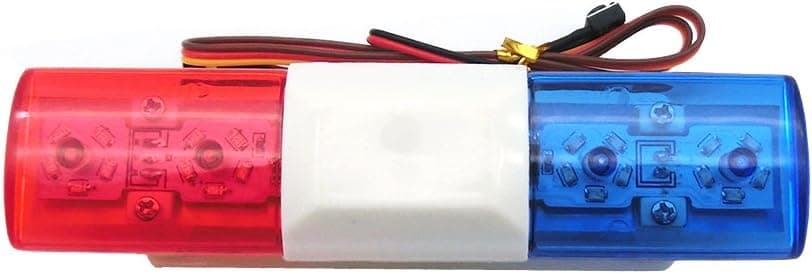RC Car Accessories Led Police Flash Light Alarming Light for 1/10 HSP Kyosho Tamiya Axial SCX10 D90 RC Car Parts