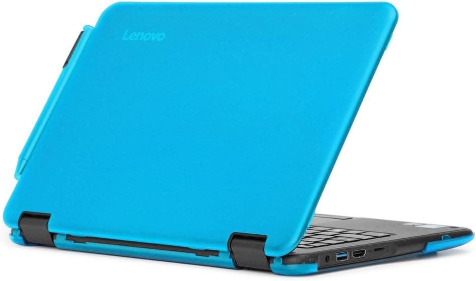 mCover Hard Shell Case for 2017 11.6" Lenovo N24/300E Series Windows Laptop (NOT Fitting Lenovo N21/N22/N23 Series Chromebook Laptop) (Aqua)