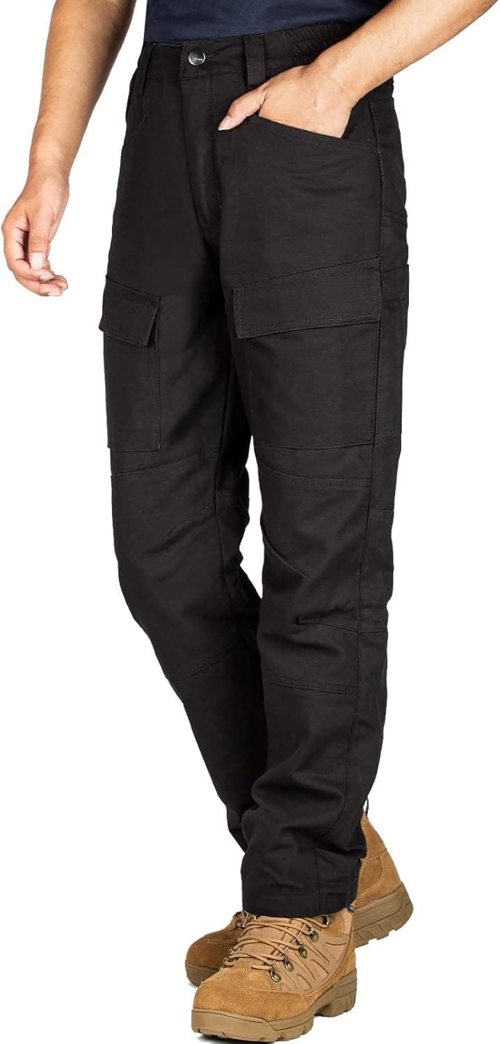 FREEKITE Men's Ripstop Cargo Pants Relaxed Fit Tactical Pants for Men Outdoor Waterproof Hiking Pants with Multi Pockets